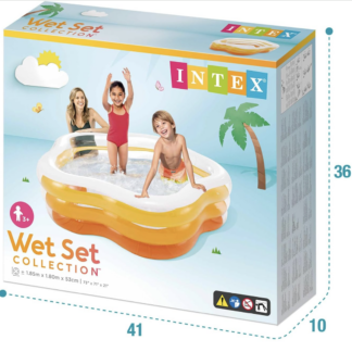 حوض حلزوني برتقالي